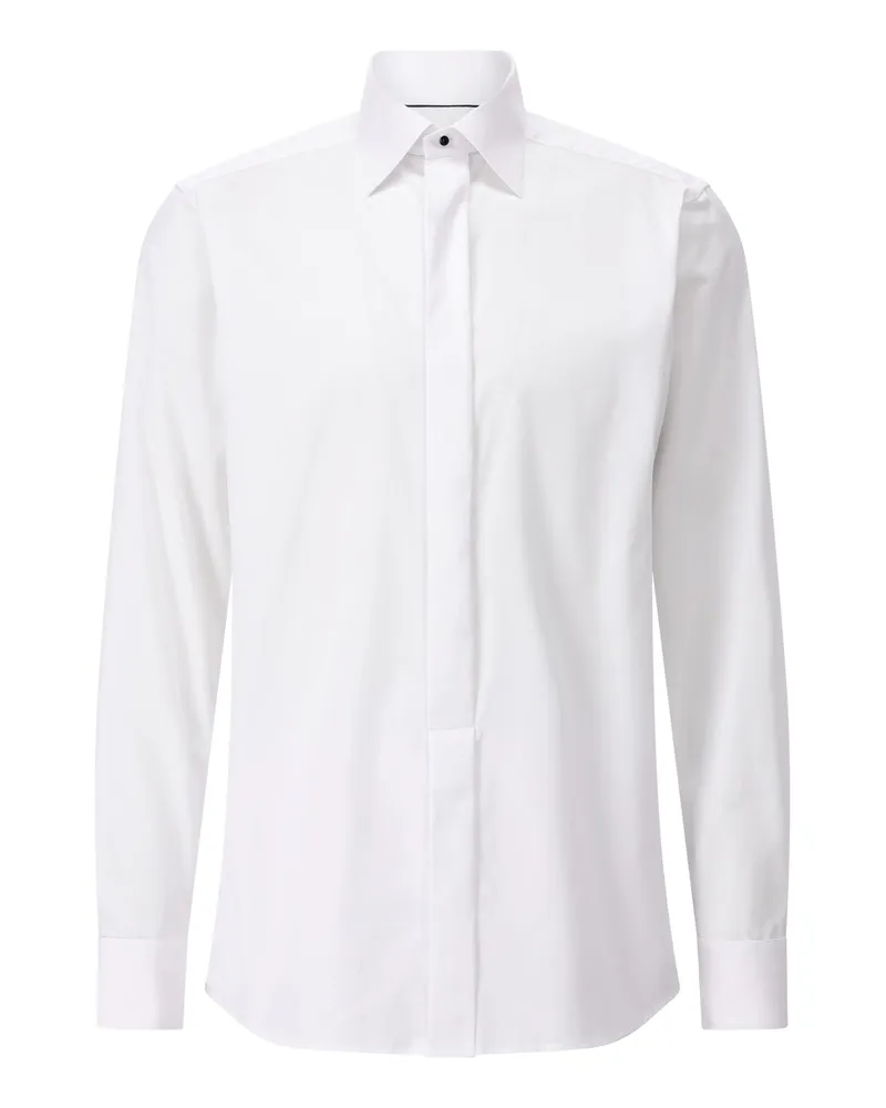 Eton Contemporary-Fit Twillhemd Weiß