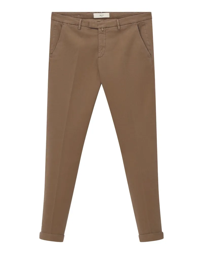 Briglia 1949 Chinohose aus Baumwollmix Braun