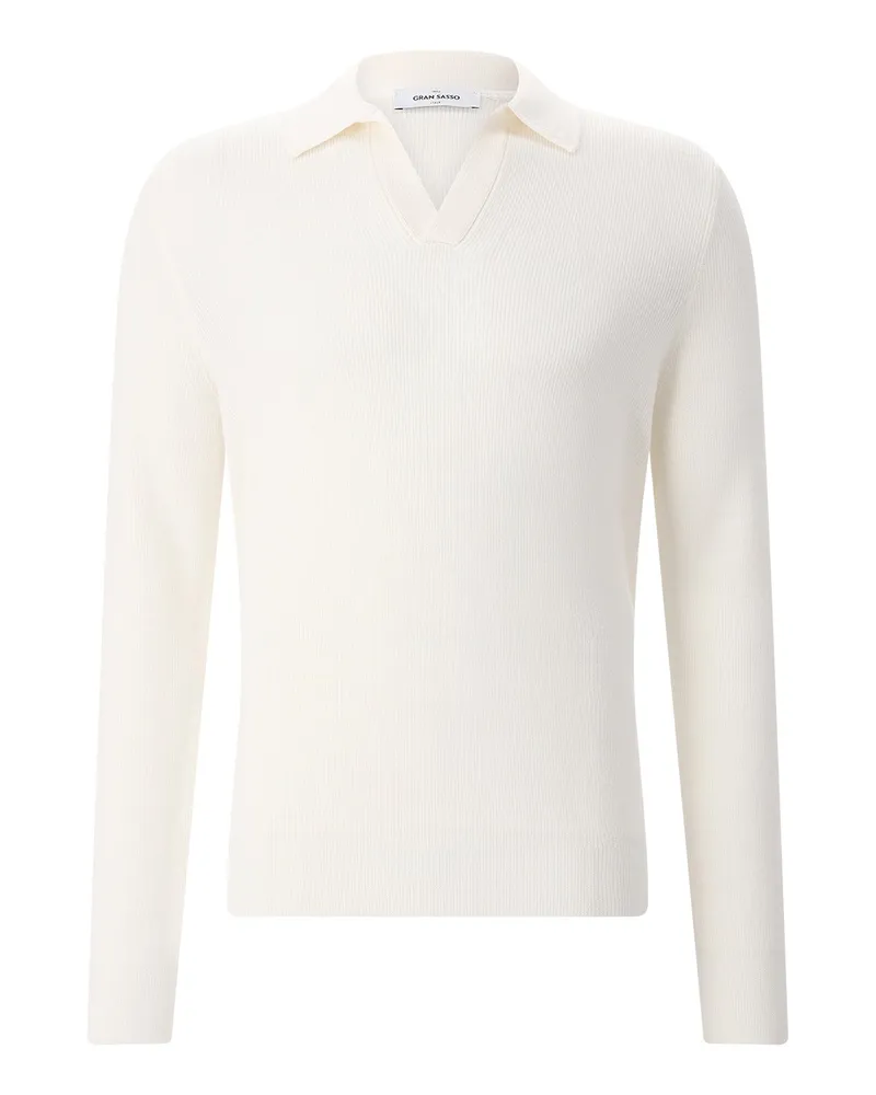 Gran Sasso Pullover aus Schurwolle Creme