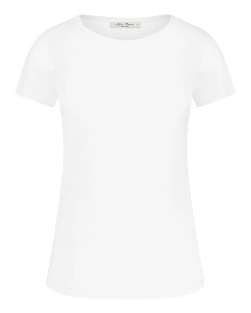 Stefan Brandt T-Shirt Fanny aus Baumwolle Weiß