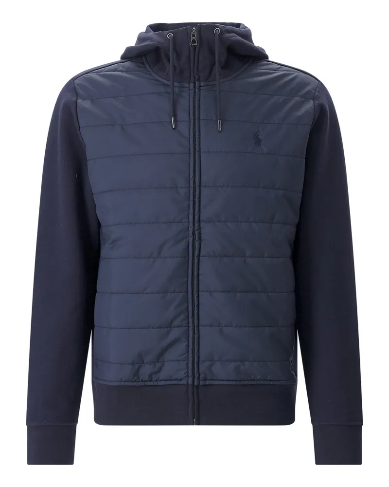 Ralph Lauren Übergangsjacke im Materialmix Dunkelblau