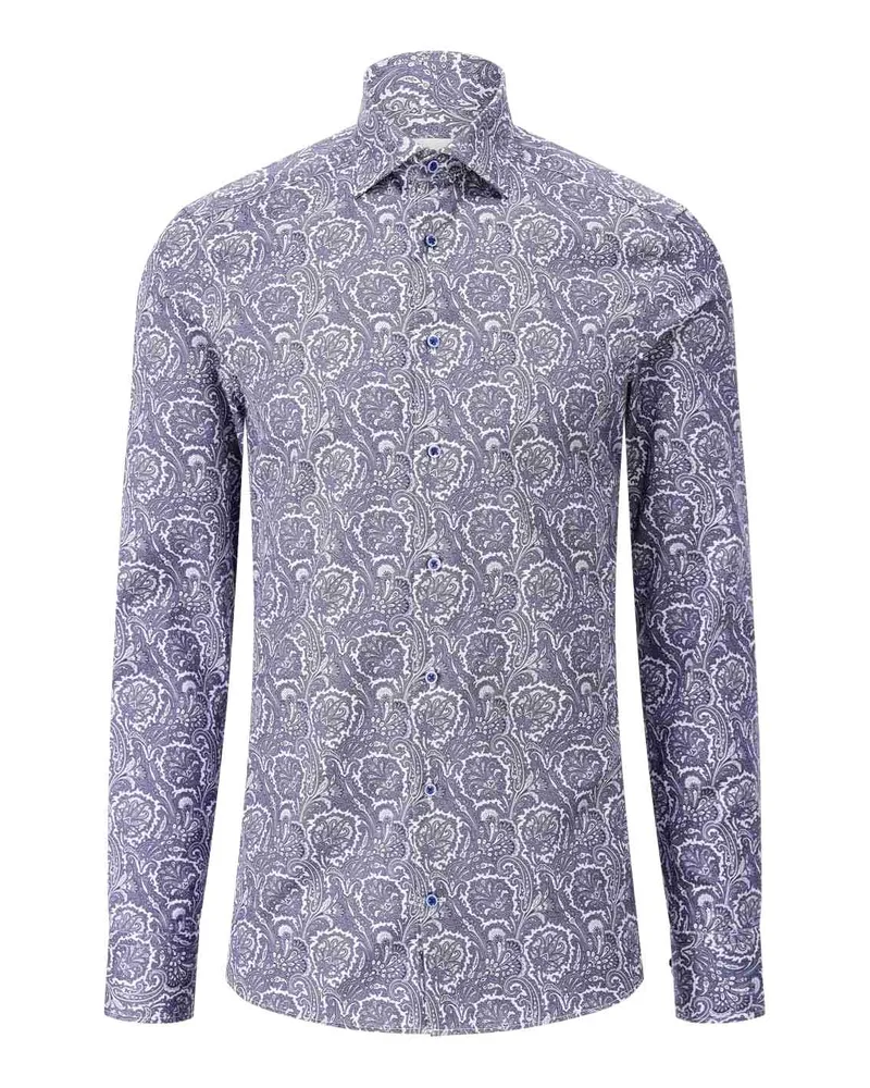 Stenströms Slim-Fit Hemd Blau