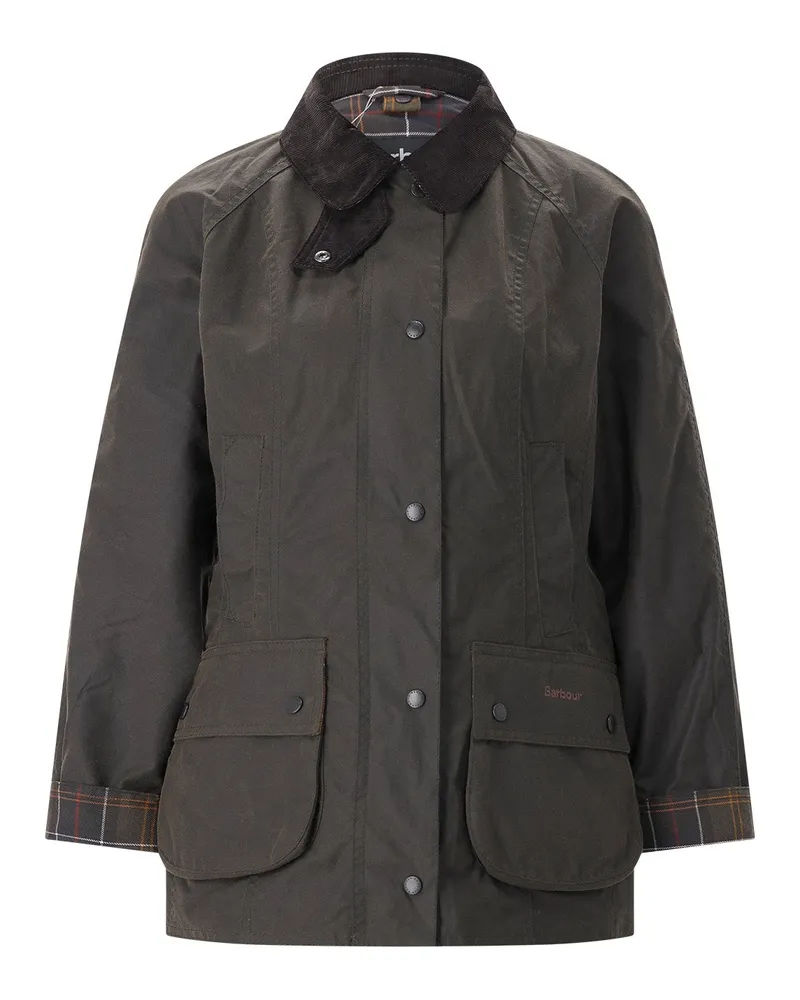 Barbour Jacke Classic Beadnell aus Baumwolle Dunkelbraun