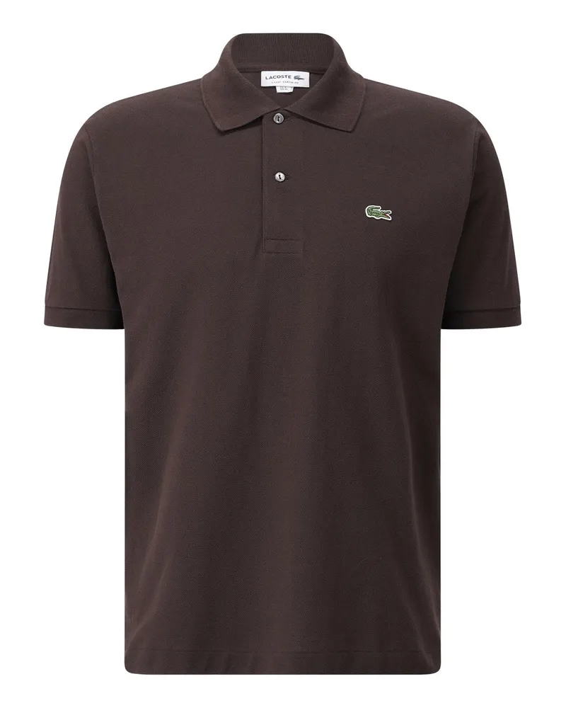 Lacoste Classic-Fit Poloshirt mit Logo Dunkelbraun