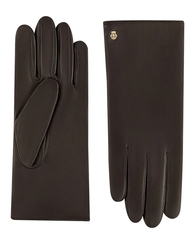 Roeckl Handschuhe Hamburg aus Leder Dunkelbraun