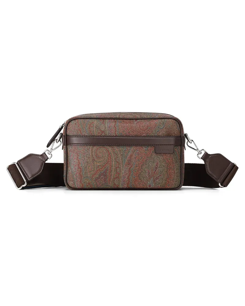 Etro Umhängetasche mit Paisley Muster Braun