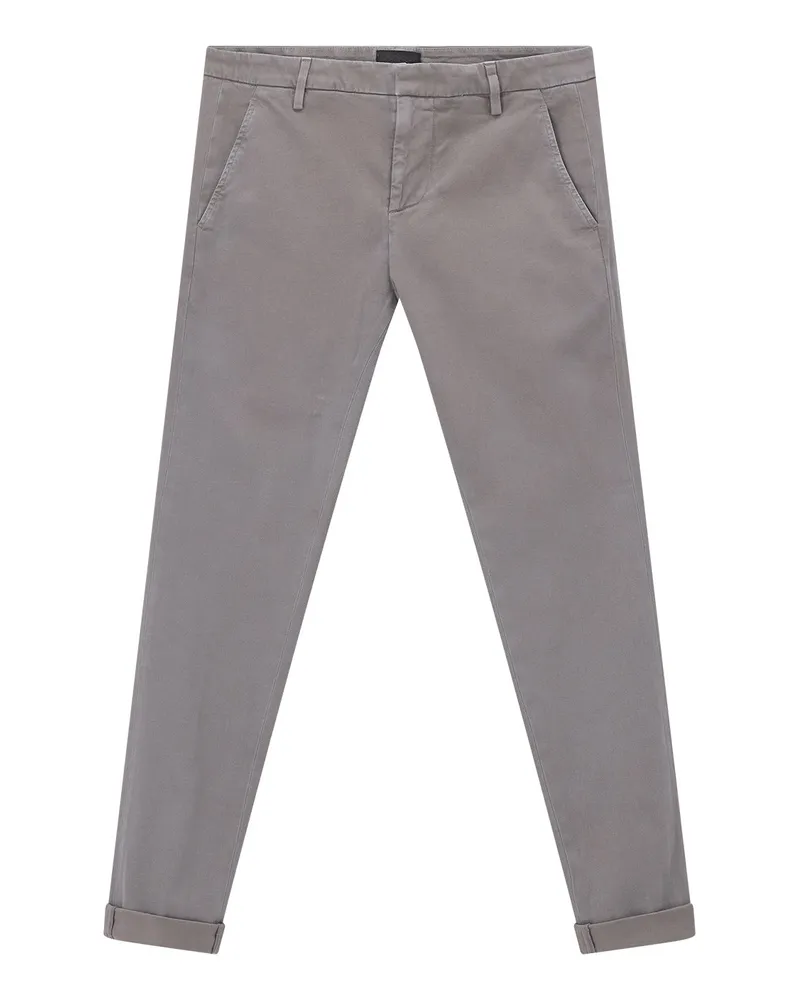Dondup Chino aus Baumwolle Grau