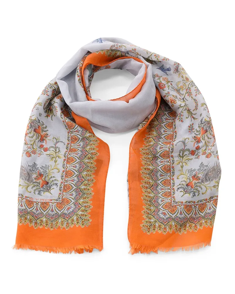 Etro Tuch aus Baumwollmix Multicolor