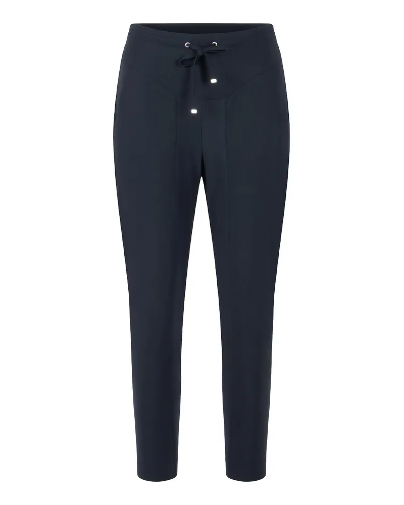 RAFFAELLO ROSSI  6/8-Hose Gira aus sportivem Stoff Navy