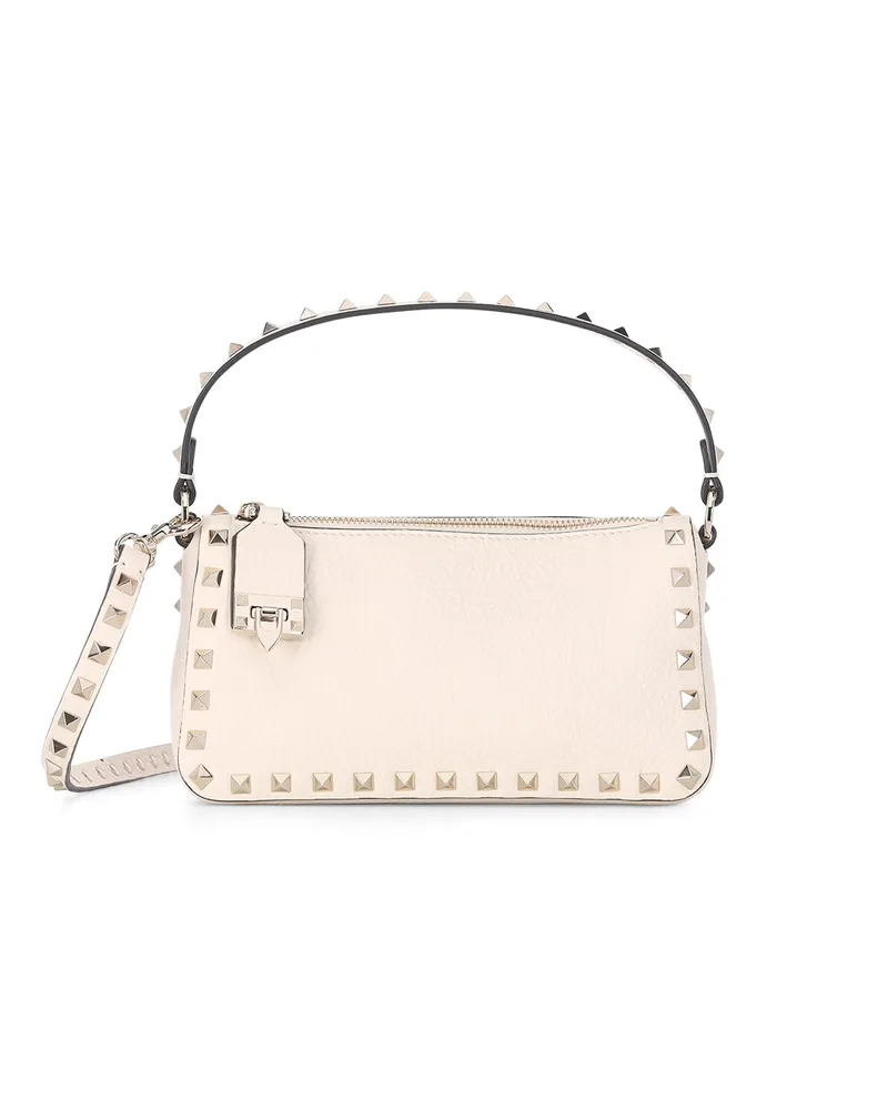 Valentino Garavani Tasche aus Leder Creme