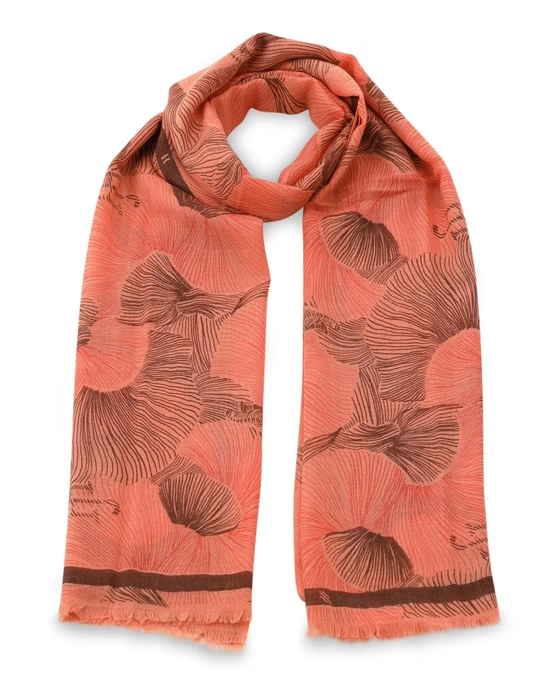 Friendly Hunting Schal Fluid aus Kaschmir Orange