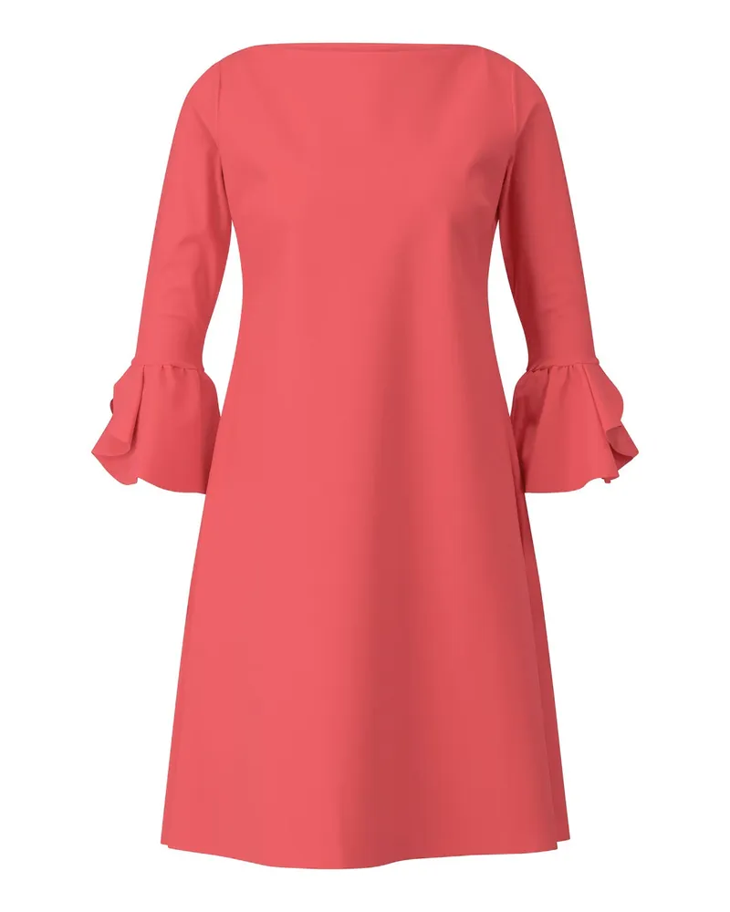 Chiara Boni Midikleid Acura mit Trompetenärmeln Rosa