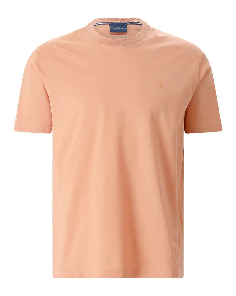 Paul & Shark T-Shirt aus Baumwolle Orange