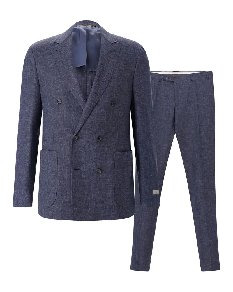 Canali Zweiteiliger Anzug Kei aus Wollmix 708