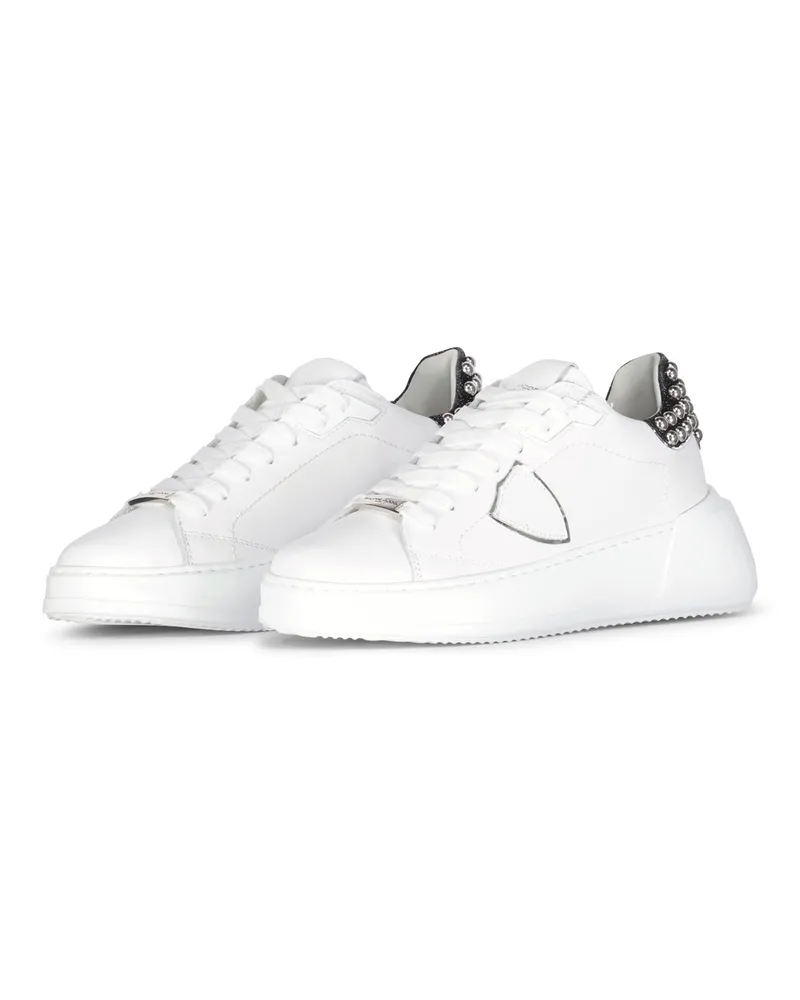 Philippe Model Sneaker Tres Temple Low Silber