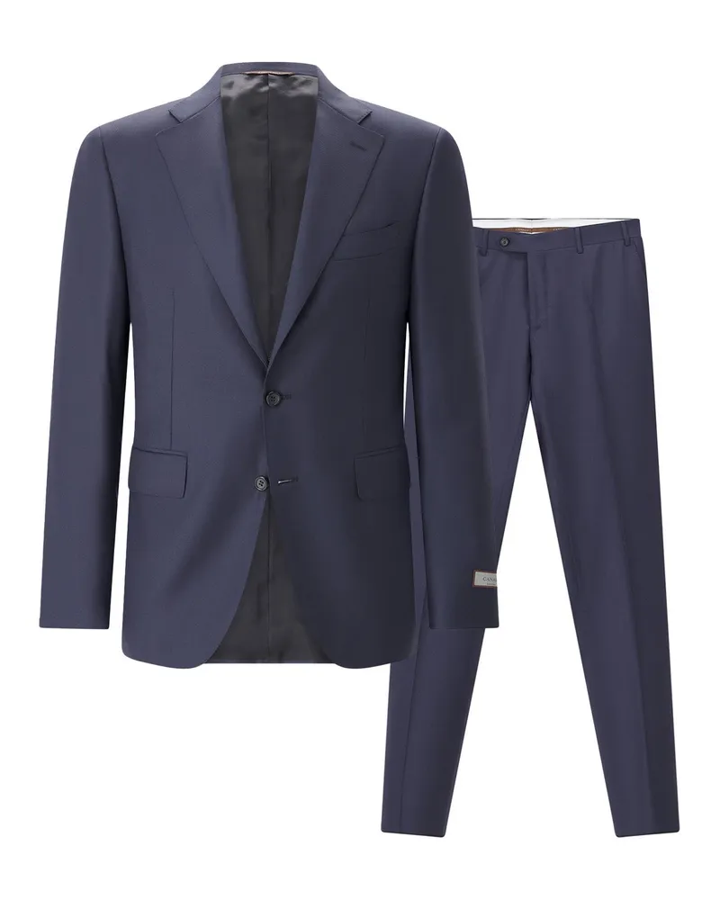 Canali Anzug aus Wolle Dunkelblau