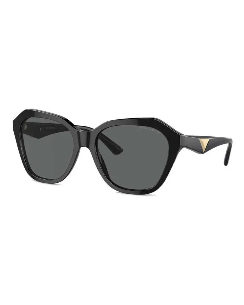 Emporio Armani Cat-Eye Sunglasses — Black Black