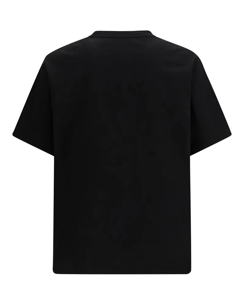 Kenzo Men Wild Tiger Motif Embroidered On The Chest Oversized T-Shirt Black Cotton T-Shirts And Polos Black