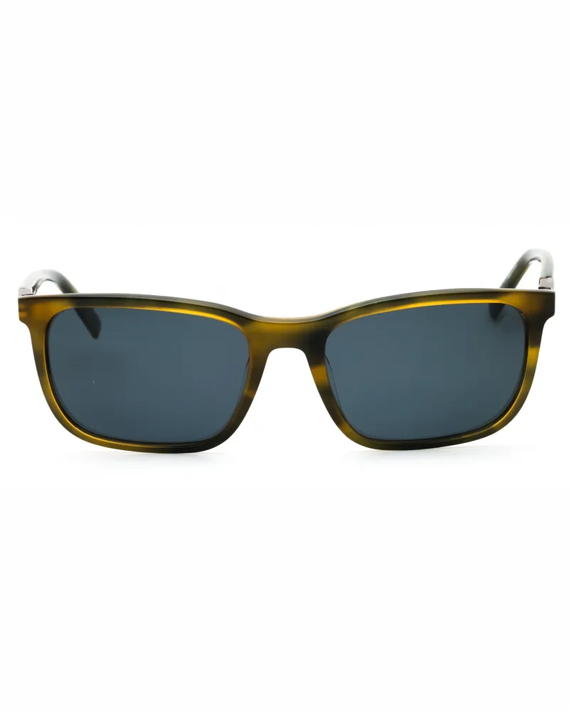 Timberland Men's Tb9318 Sunglasses Blue Tortoiseshell