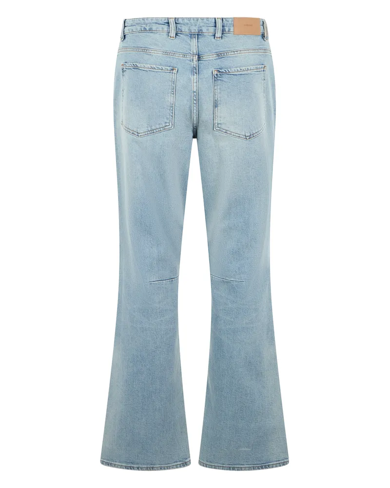 REPRESENT Men's Flared Jeans California Blue Cotton Slim-Fit Blue