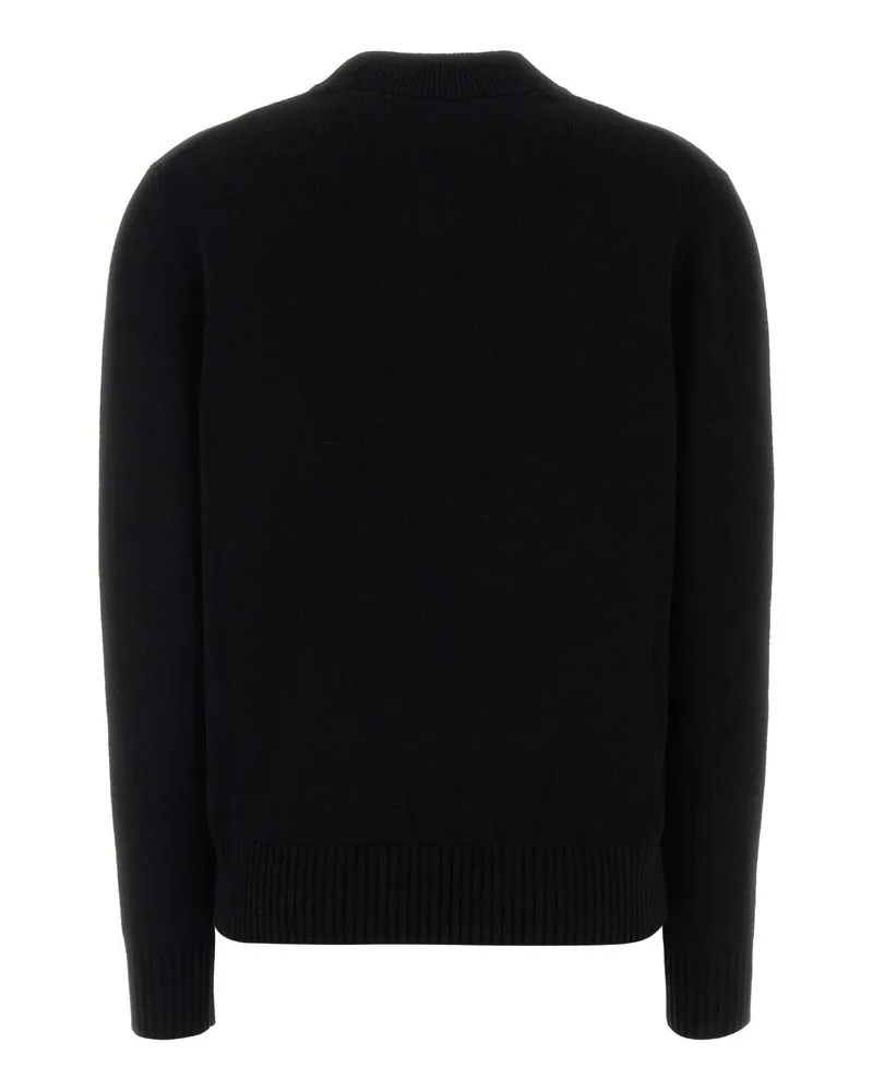 Givenchy Women's Crew Sweater Black Wool Cashmere Black
