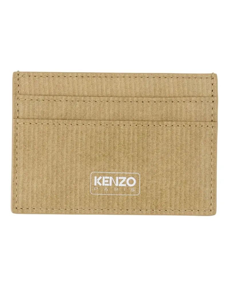 Kenzo Unisex Card Case -  Leather Beige Accessories Card-Holder Beige