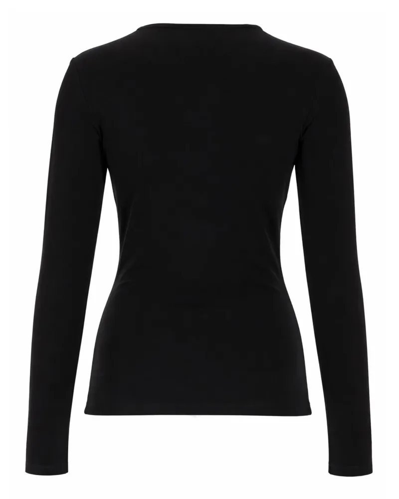 Paco Rabanne Button-Front Viscose Blouse — Black Black