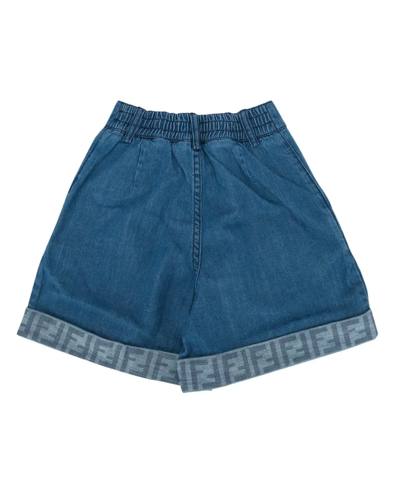 Fendi Boys' Short Denim Dark Blu Darkblue Co+fod.:pl Blue