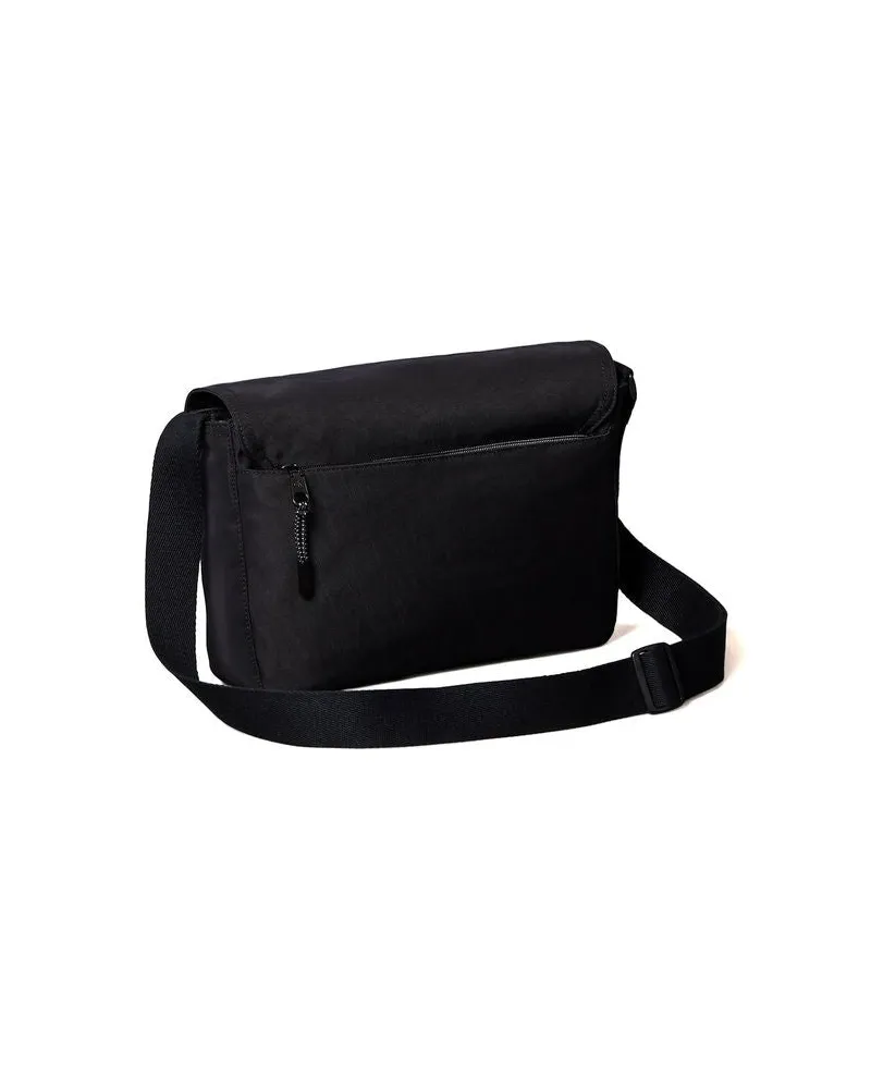 Calvin Klein Nylon Shoulder Bag — Black Black