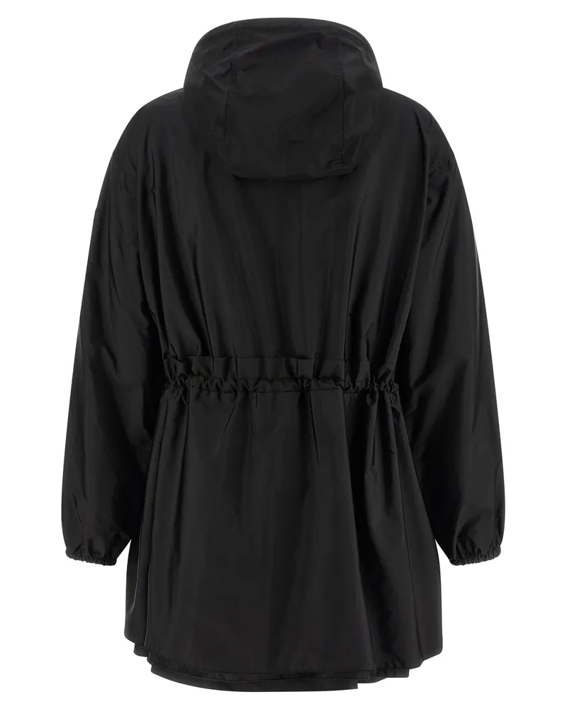 Moncler Women's Black Polyamide Shell Jacket Clothing Black