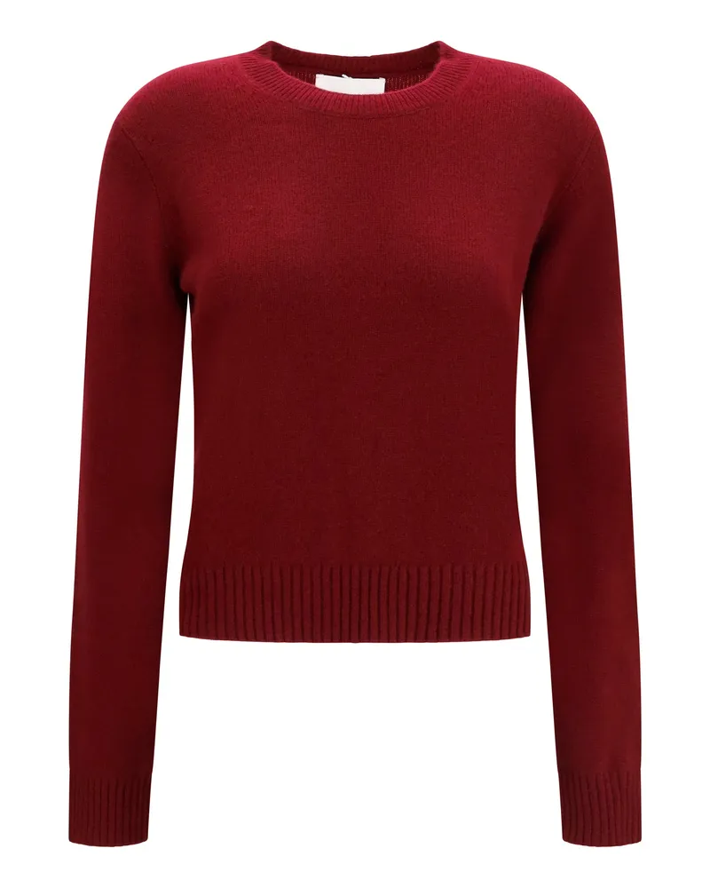 Lisa Yang Women's Cashmere Sweater Mable Deep Plum Purple