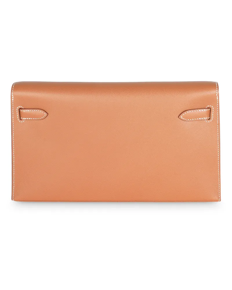 Hermès Women's Gold Madame Kelly Elan Ghw Brown Leather Handbag Bag Brown