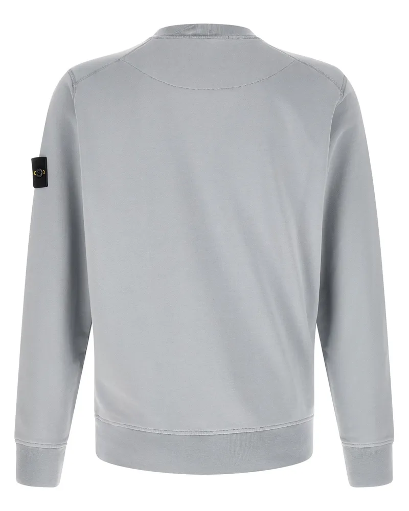 Stone Island Men's Gray Cotton Sweatshirt Clothing Gray