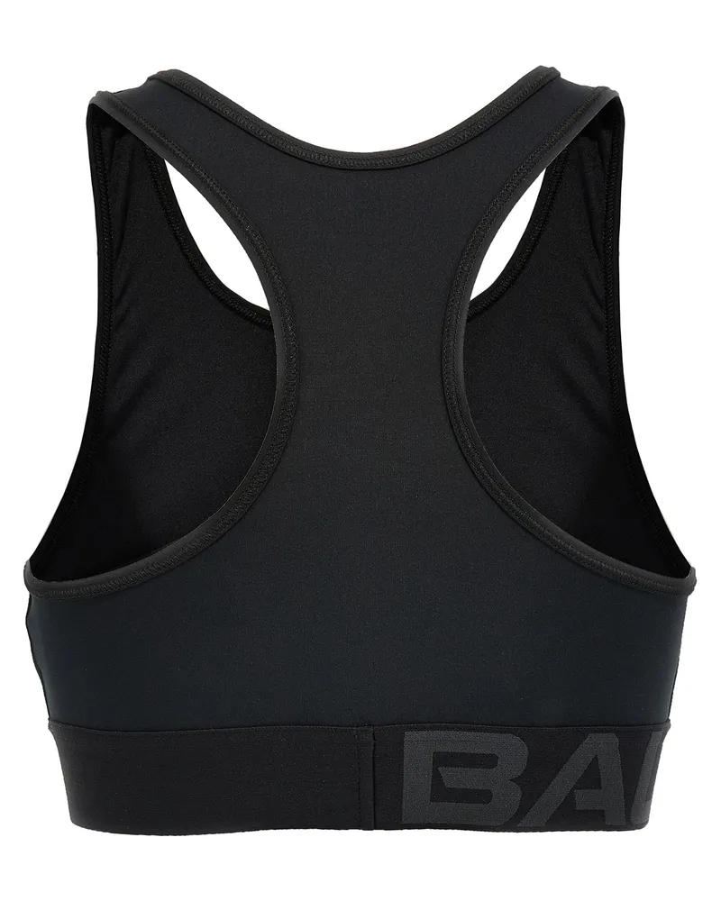 Balenciaga Stretch Technical Jersey Tank Top — Black Black