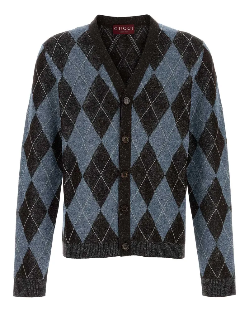 Gucci Intarsia Cardigan — Multicolor Multicolor