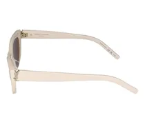 Women's Sunglasses Sl M115 004 Ivory Brown 20-140 Acetate