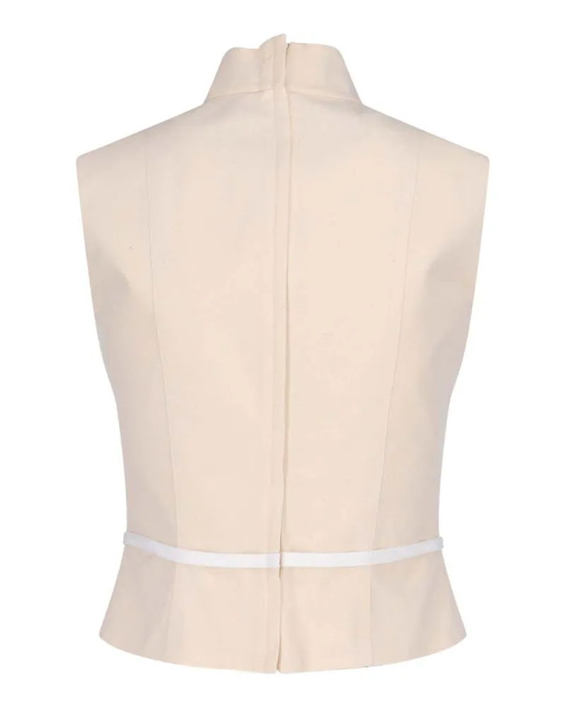 Moschino Women's Top White Cotton White