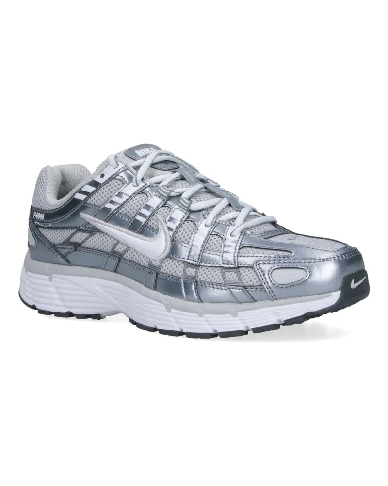 Nike Women's Sneakers Grey Fabric Silver
