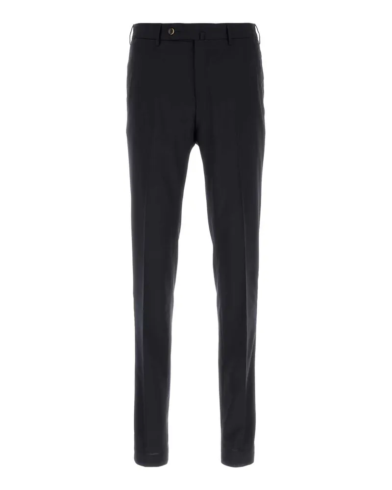 PT TORINO Men's Stretch Cotton Chino Navy Silk Elastane Navy