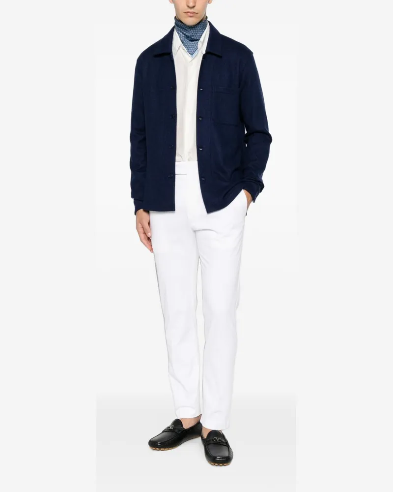 Tom Ford Men's Trousers White Cotton White