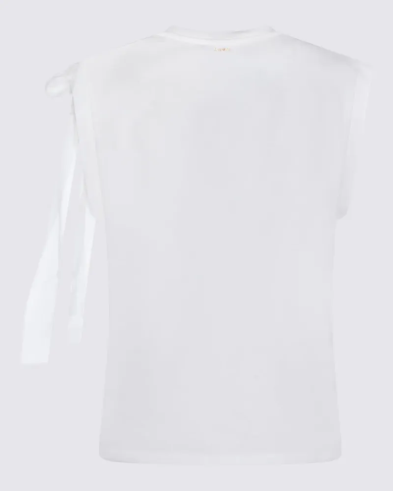 Twin-Set Women's T-Shirts And Polos Bianco Ottico White