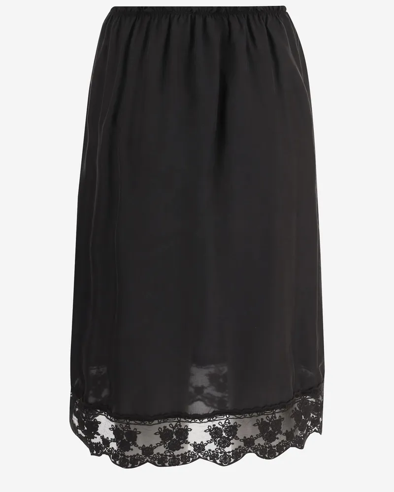 The Garment Women's Silk Skirt Black Black