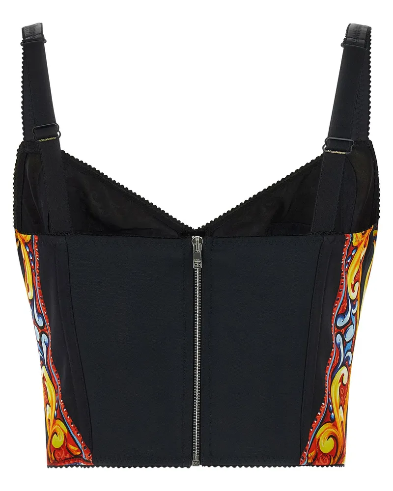 Dolce & Gabbana Carretto Tank Top — Black Black