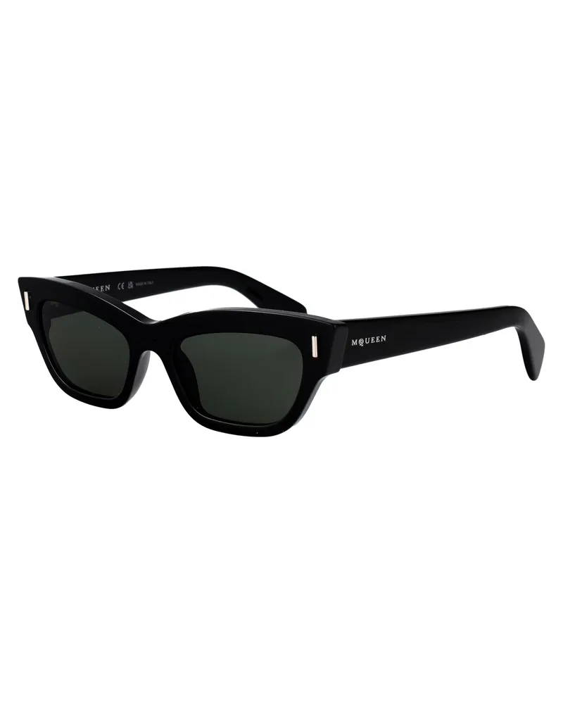 Alexander McQueen Women's Sunglasses Black Acetate Black