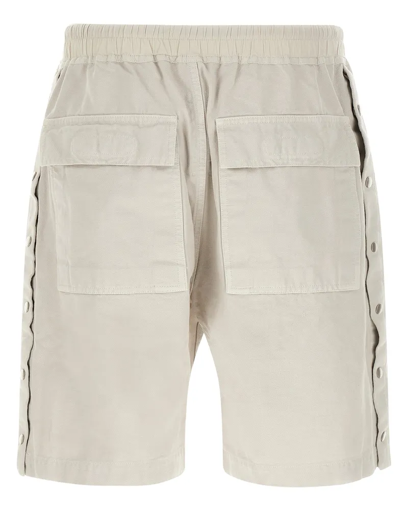 DRKSHDW by Rick Owens Men's Beige Cotton Bermuda Shorts Beige