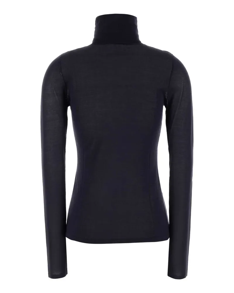 Zimmermann Ink Exterior: Lyocell Acetate Maglie Sweater Black