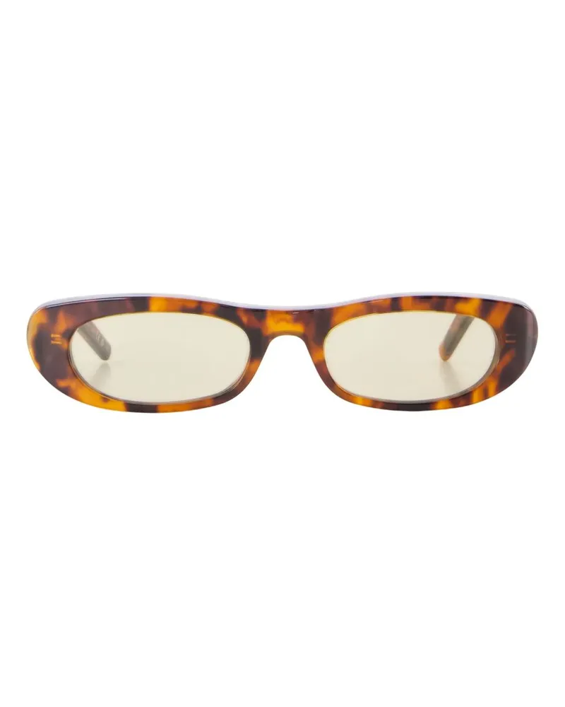 Saint Laurent Women's Sl 557 Sunglasses -  Acetate Brown Accessories Brown