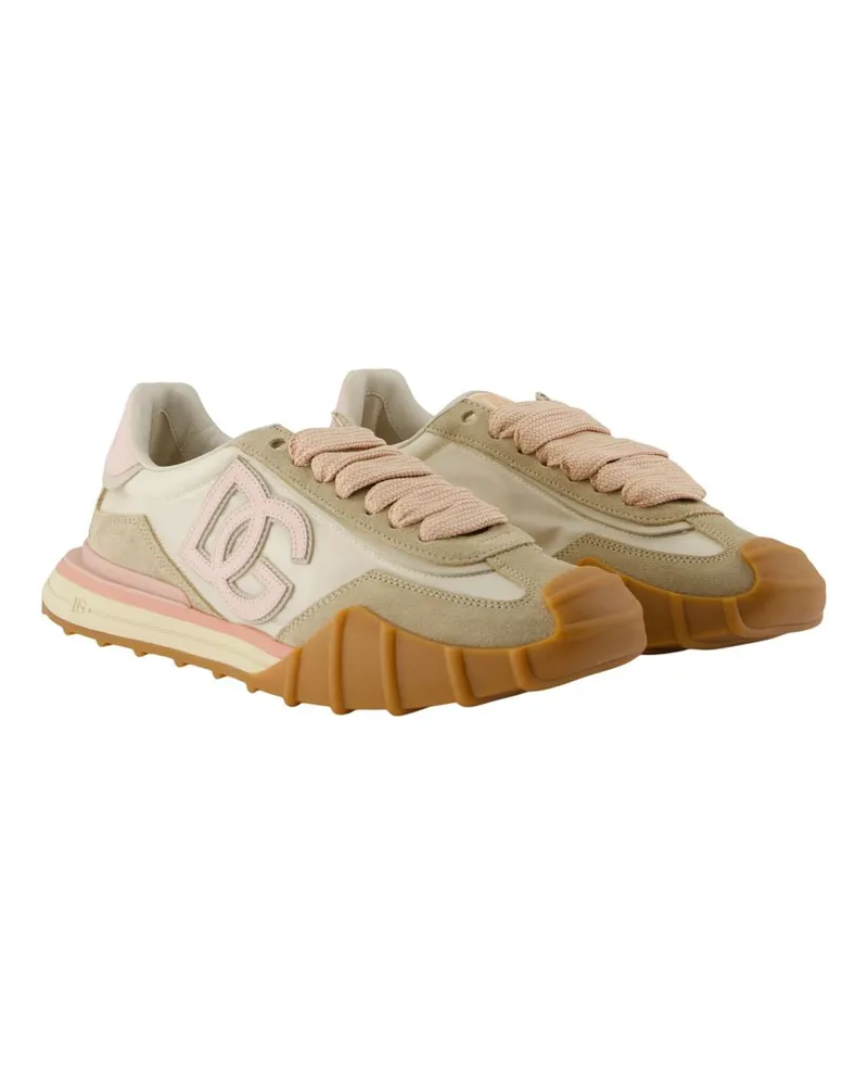 Dolce & Gabbana Women's Bassa Sneakers -  Synthetic Multicolor Shoes Multicolor