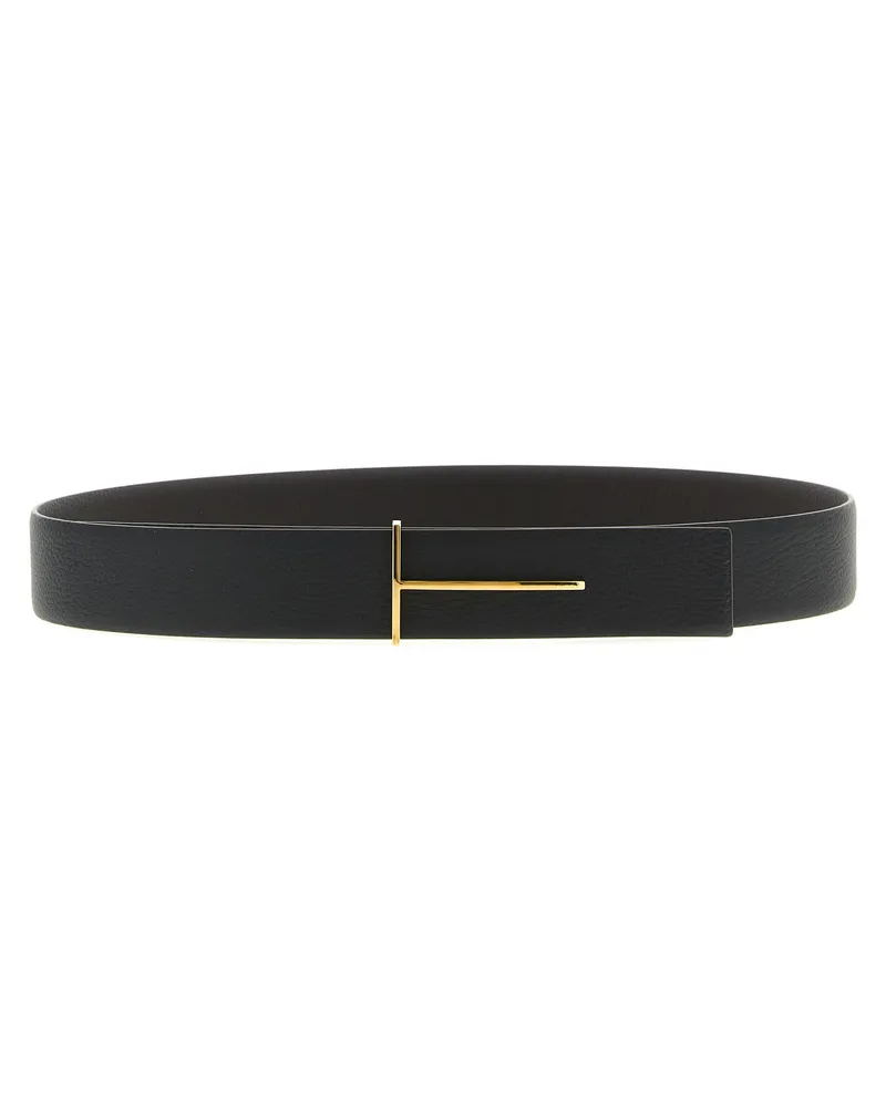 Tom Ford Men's Multicolor Calfskin Regular Belt Multicolor