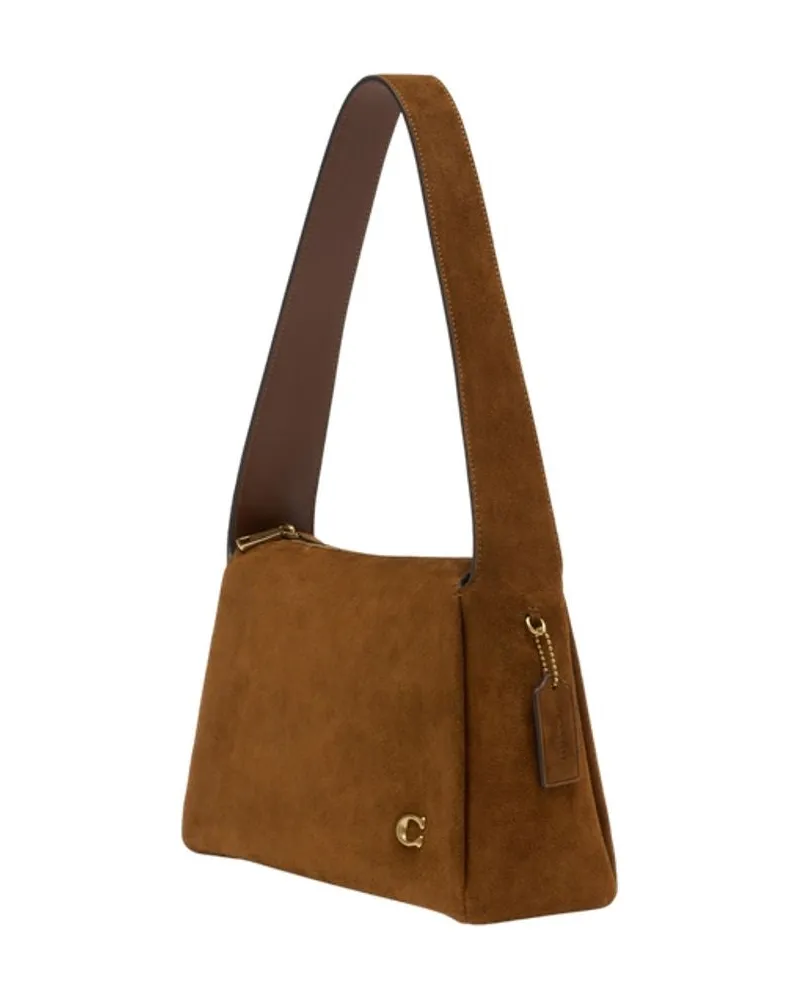 Coach Women's Lola Shoulder Bag -  Leather Brown Calfskin Shoulder-Hobo-Bags Brown